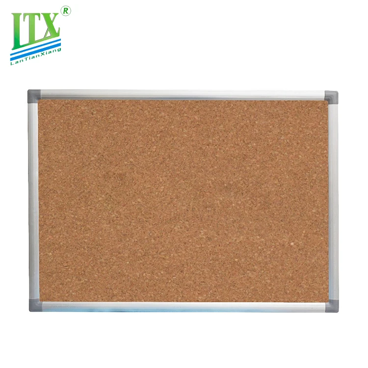 HB-B3 wall mounted aluminum frame cork notice board for home message