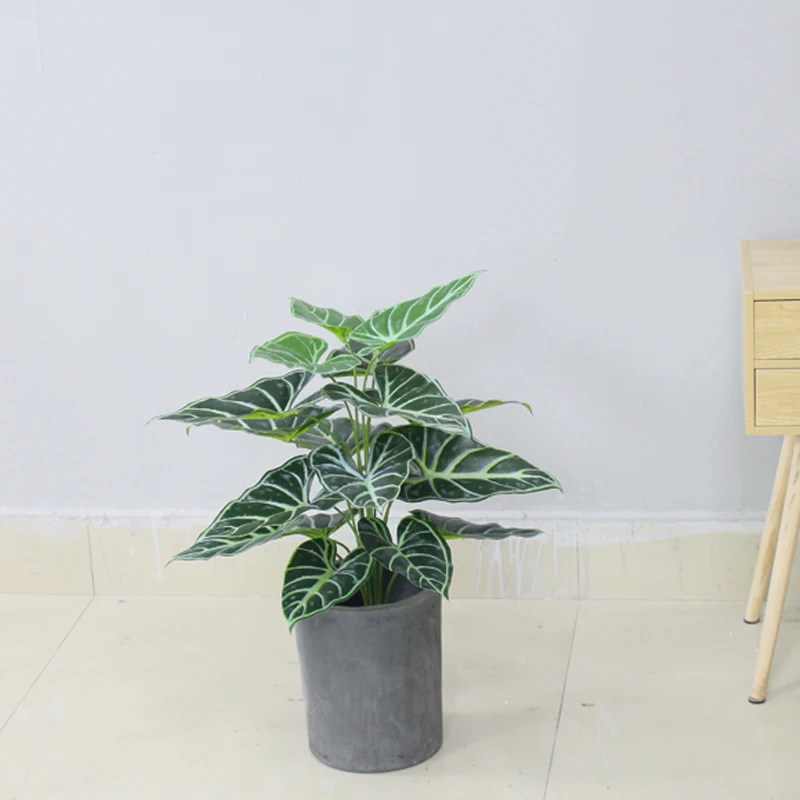 Factory wholesale artificial taro plant indoor decoration and environment trunk
