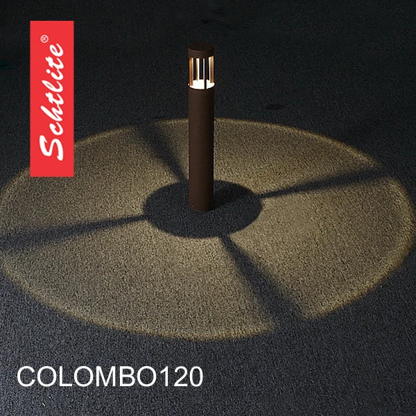 
COLOMBO 7 120mm round outdoor fence garden mini led bollard lights 