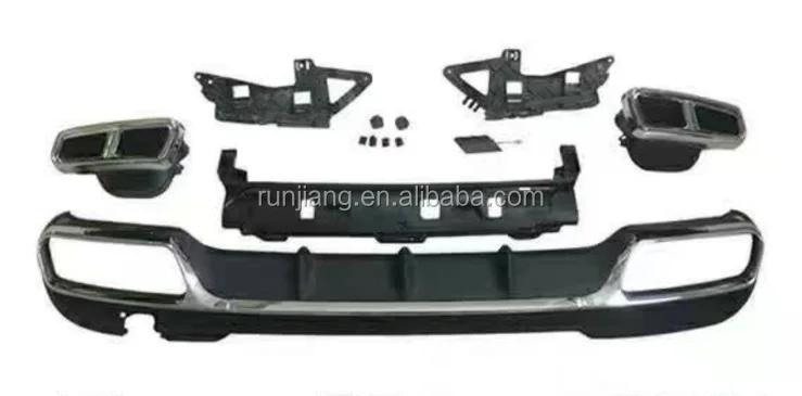 W212 Auto Spare Part Rear Diffuser to Refit AMG E63 S Style Rear Bumper Lip for Ben-z W212 2014-2016