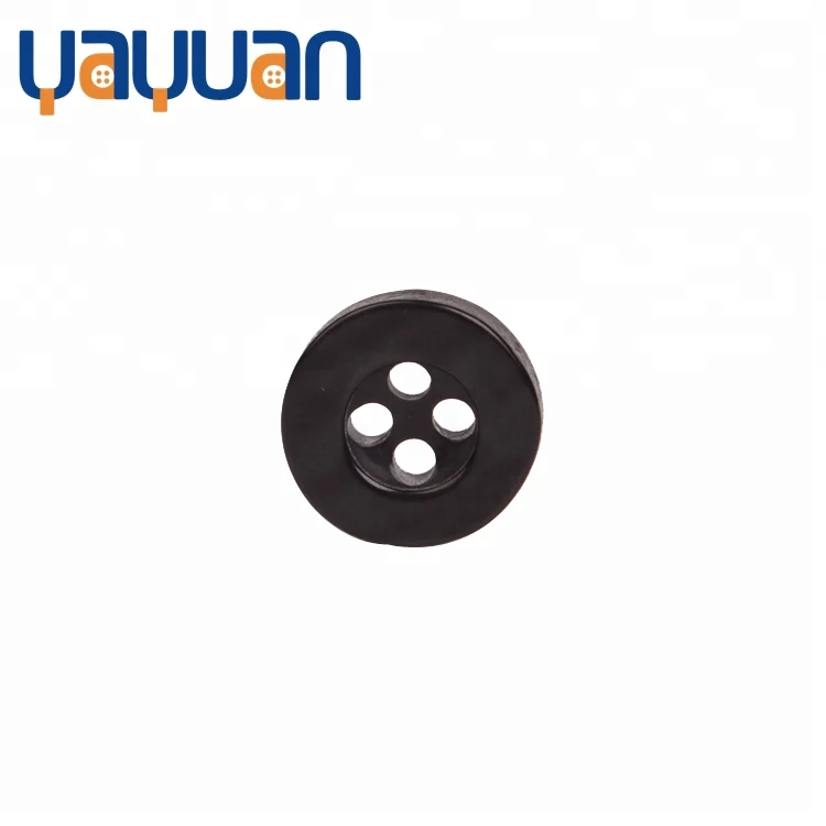 Черные модные оригинальные дизайнерские пуговицы для рубашек с 4 отверстиями декоративные пуговицы цвета и размер индивидуальные пуговицы