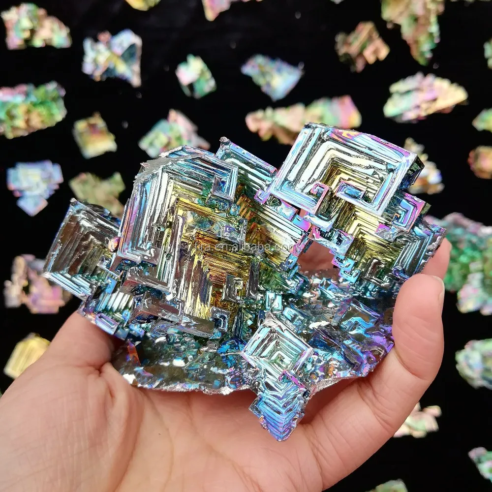 Donghai Exllect quality natural fancy bismuth mineral ore crystals for sale