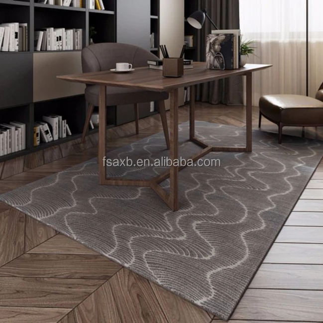 Nordic style modern minimalist bamboo fiber wear-resistant luxury living room carpet