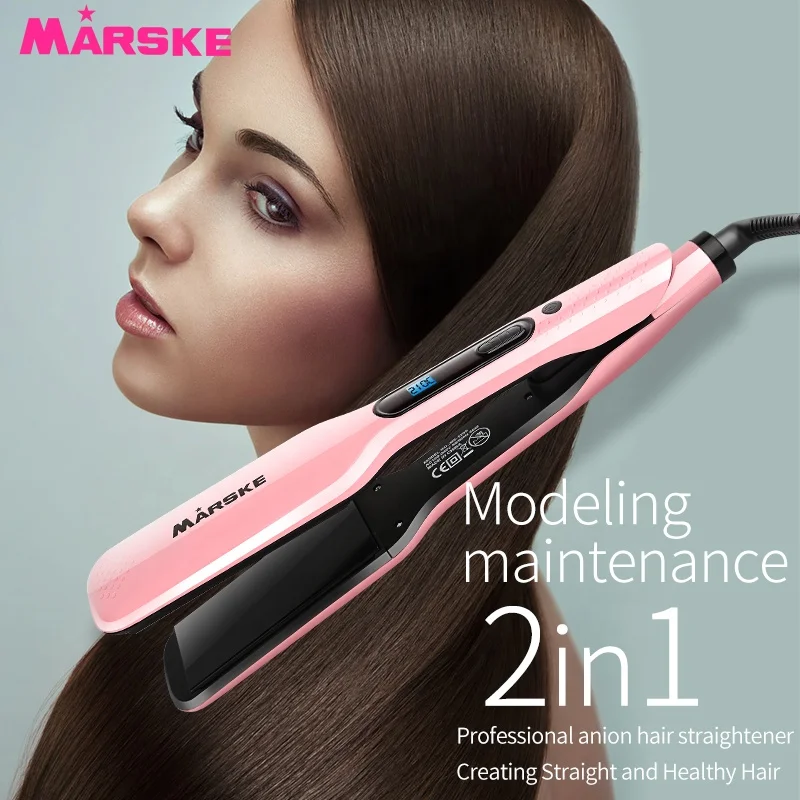 Женский выпрямитель для волос Marske с керамической пластиной и контролем температуры домашнего
