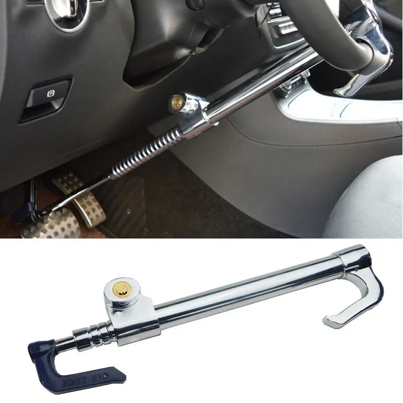 CQ-2003 Multifunctional steering wheel lock and pedal lock for car interior security