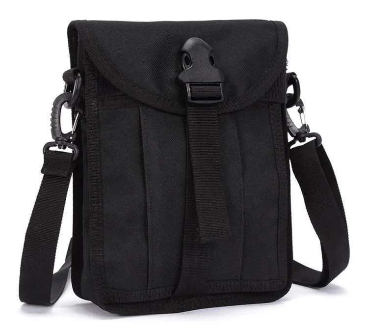 Top Nylon Mobile Phone Case Passport Bag With Shoulder Belt Strap Business Credit Name Bank Cards Pouch With Pencil Holder Cover