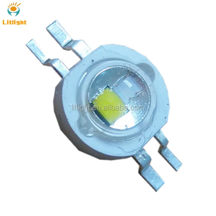
PLCC-4 Bicolor 4 Pin Red Blue, Yellow White Chip 2*1W 2W, 2*3W 6W High Power Bi-color Red White LED Diode 