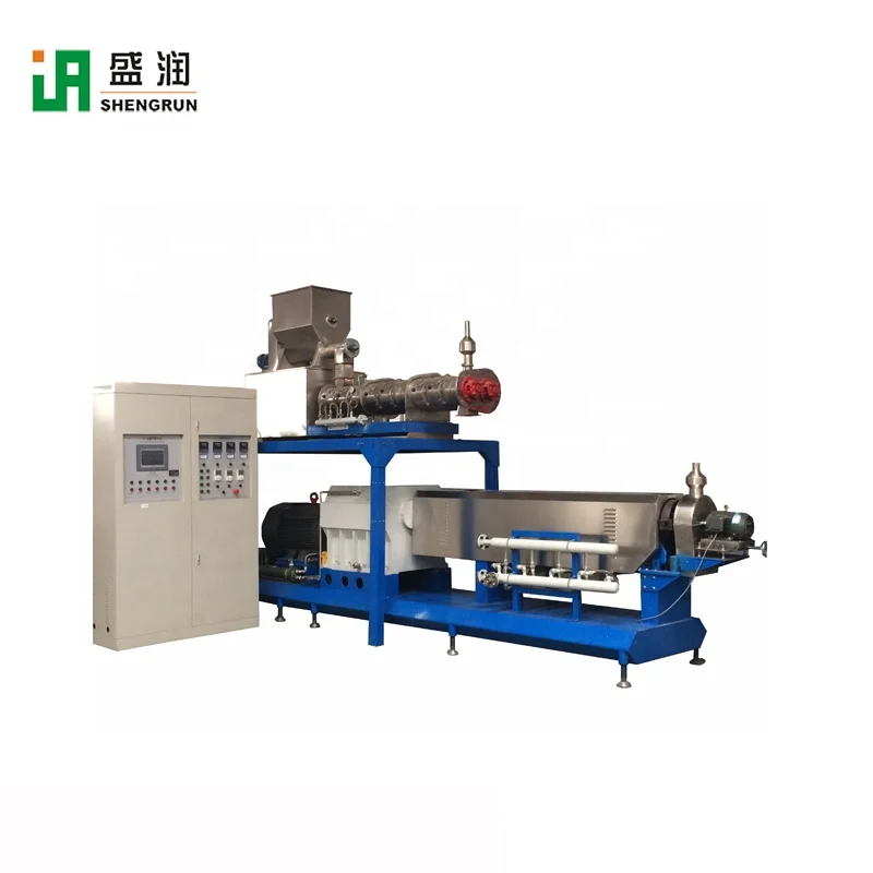 Floating Fish Feed Extruder Pellet Machine Make Line