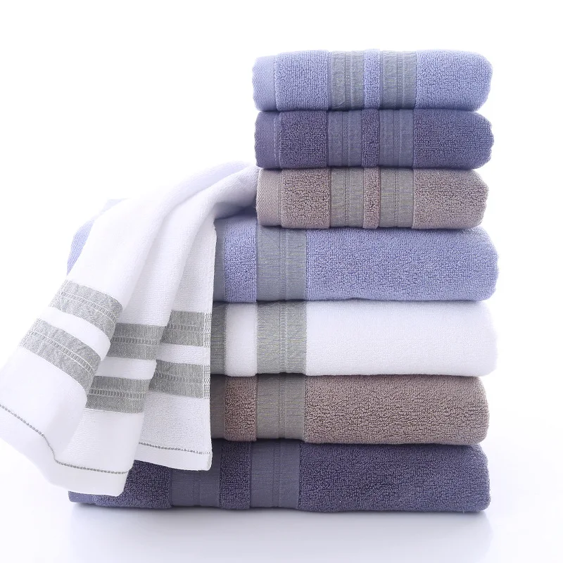 70 140 White Color Commercial Thick and Big Hotel Cotton Bath Towel