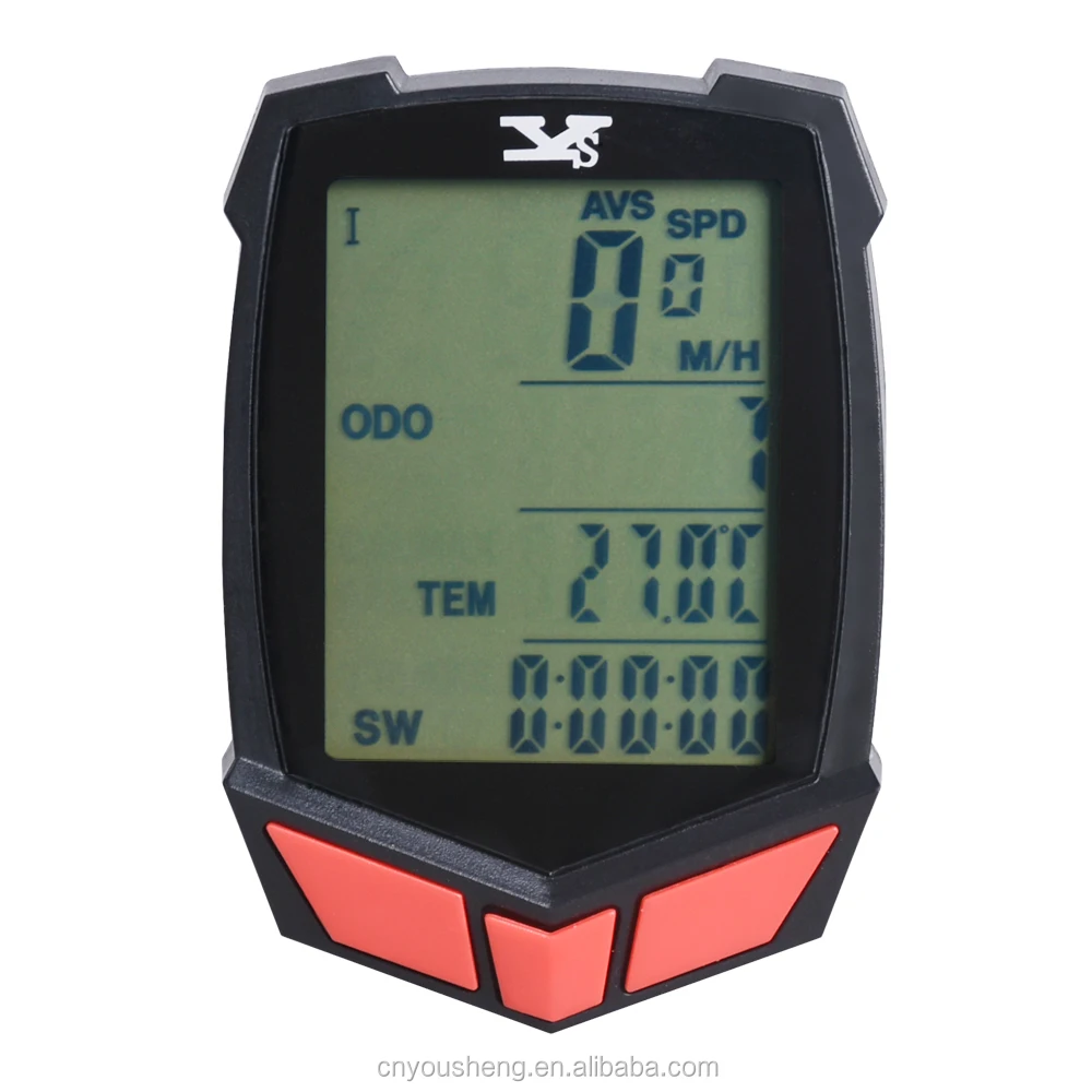 YS-661 OEM wired bike computer bicycle computer exercise waterproof bike bicycle computer odometer best seller