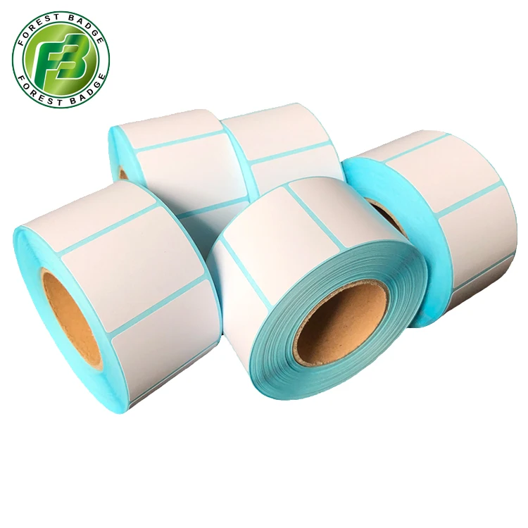 white labelling paper printing tag custom logo stickers sheet labels 40x30mm 800 pcs/rolls waterproof bottle sticker for packing