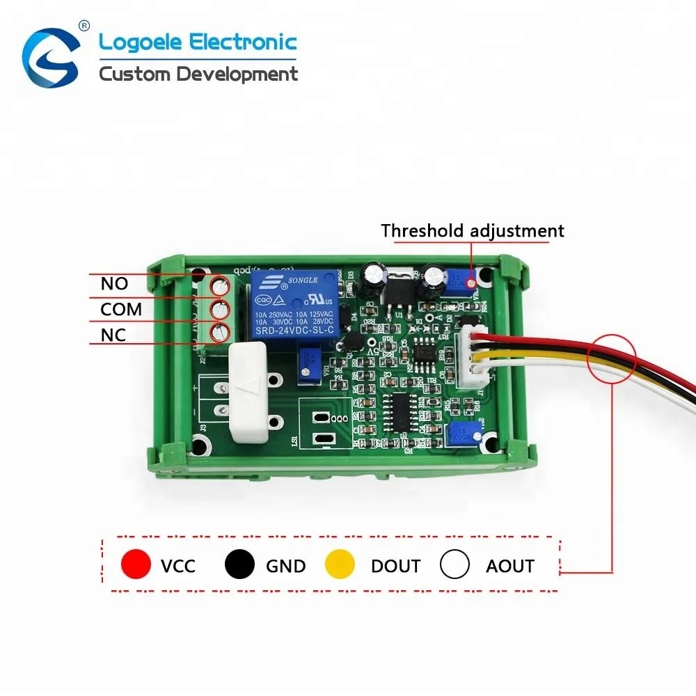 Линейный импульсный выход DC 12V 24V 0-5V 35A WCS1800 модуль цепи эффект Холла Датчик переменного тока с