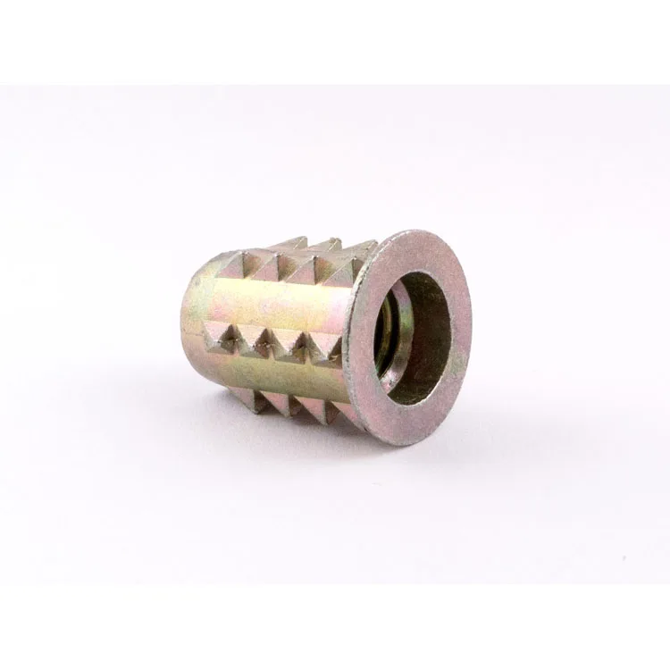 Hex Drive Screw Threaded Insert Type D Nut For Wood with Flange M4/M5/M6/M8/M10
