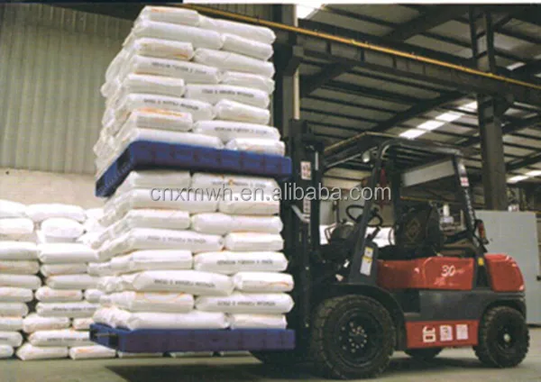 Double side stacking high impact strength plastic pallet