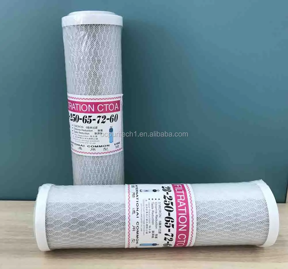 Activated Carbon Pure Water Filter Cartridge CTO