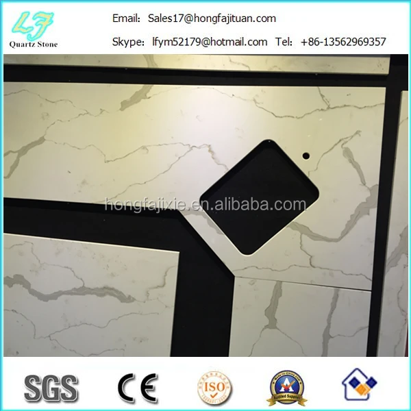 Цена кварцевой плиты Calacatta, столешница из искусственного камня, оптовая продажа, полированная поверхность