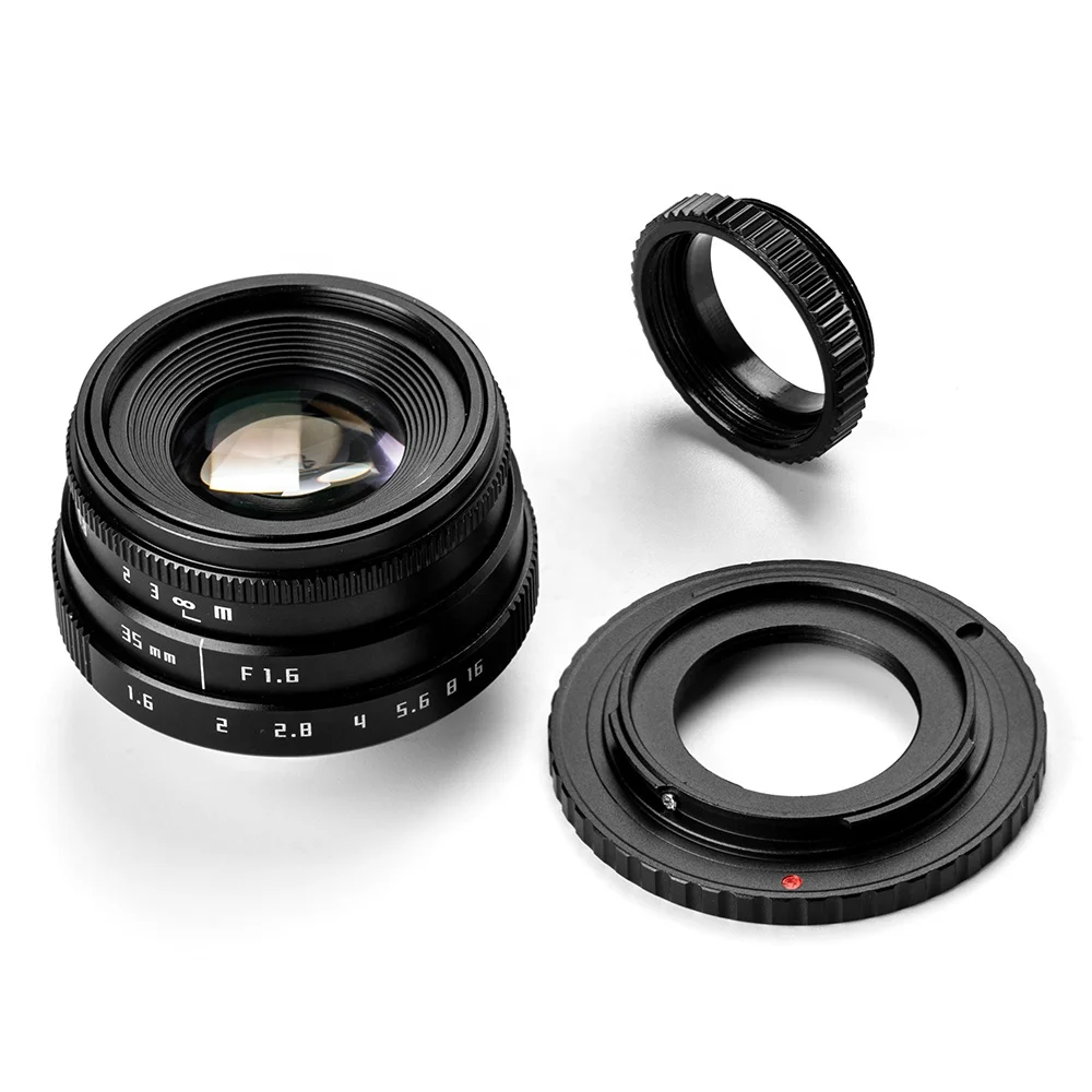 3 in 1 Kit Mini 35mm F1.6 CCTV C Mount Lens With C-N1 Adapter And Macro Ring For Nikon 1 N1 V1 V2 J1 J2 Camera