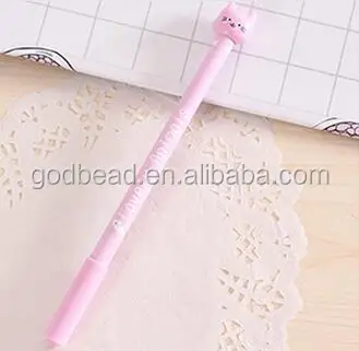2017 Hot Sale Cute Cartoon Cat Gel Pen Kawaii Stationery Pens Plastic Material Escolar Office School Supplies Papelaria