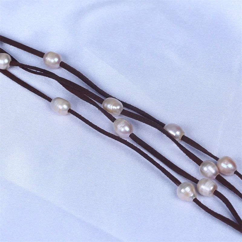 Ожерелье из серого жемчуга ожерелье с