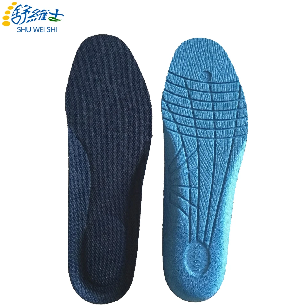 Sport Shoe Cushion Massaging Deodorant Breathable Eva Soft Memory Foam Insole