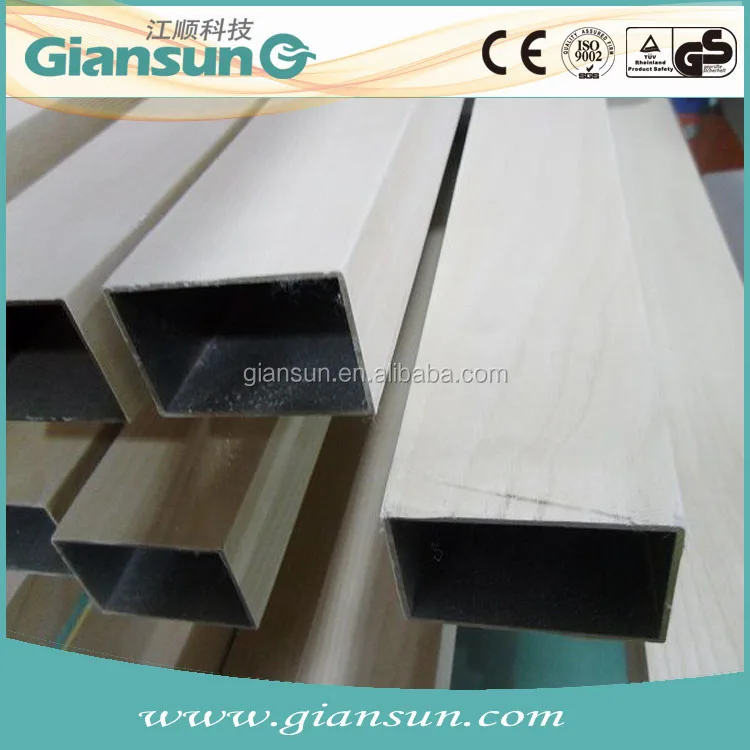 Good quality veneer coated aluminum profile in China