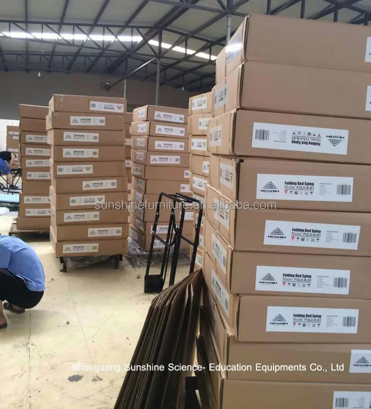 
Fold away beds Metal folding bed with snake net 