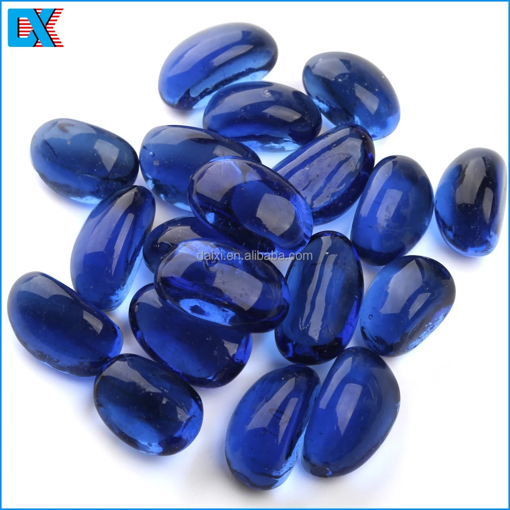 
Supply Sea Glass Pebbles colored glass pebble Glass Gems 