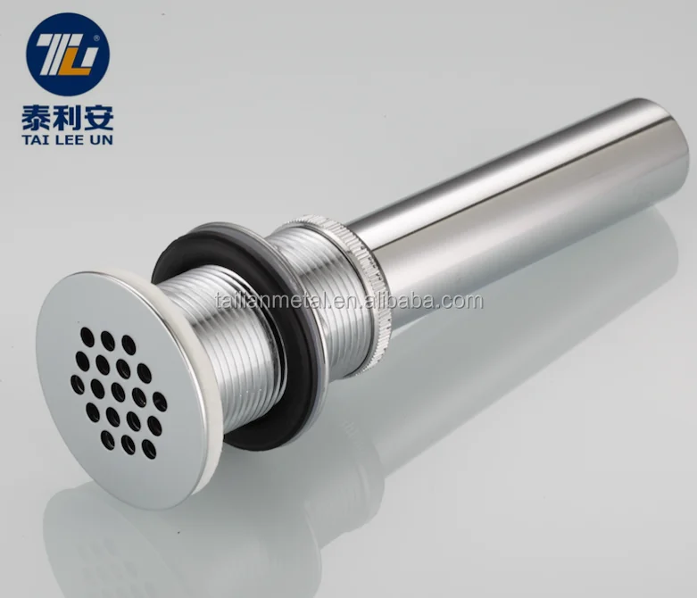 
Reliable reputation chrome plated style bathroom brass sink waste kit pipe 