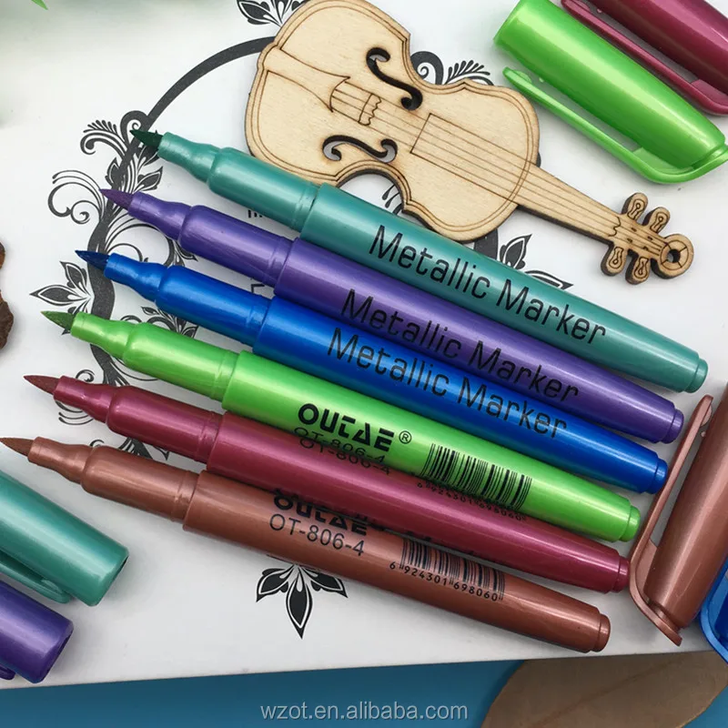 
Colored Non-toxic Metallic Marker Pen Office School Supply Stationery Marker Pens 