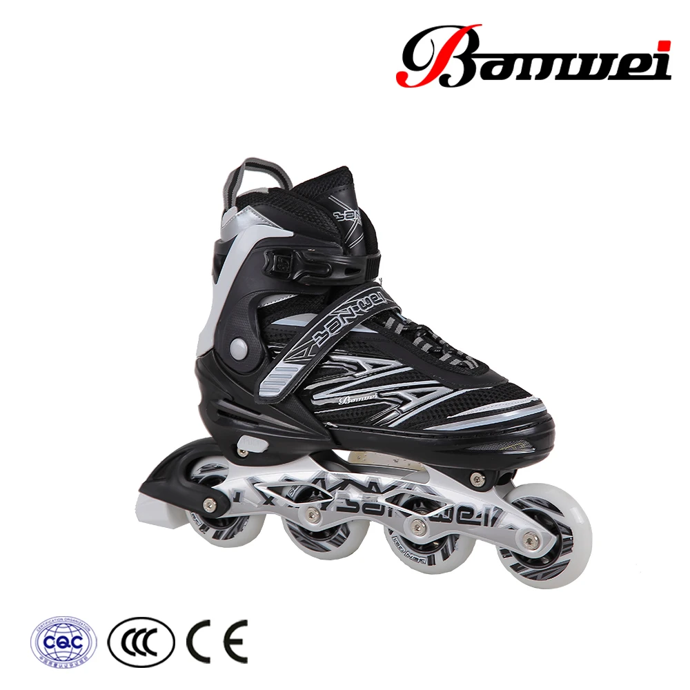 Top Quality Cheap Price for Sale Durable Adjustable Safe Speed 4 PU Wheels LED Light Flashing Roller Inline Skates