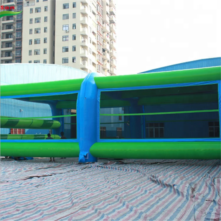HOT Selling inflatable paintball arena, inflatable ball field interactive play system team building