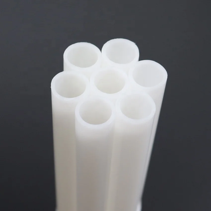 Wear-resistant rigid straight  nylon  protection  casing threading pipe PA6 PA1010  ABS   PP   PSU TUBE