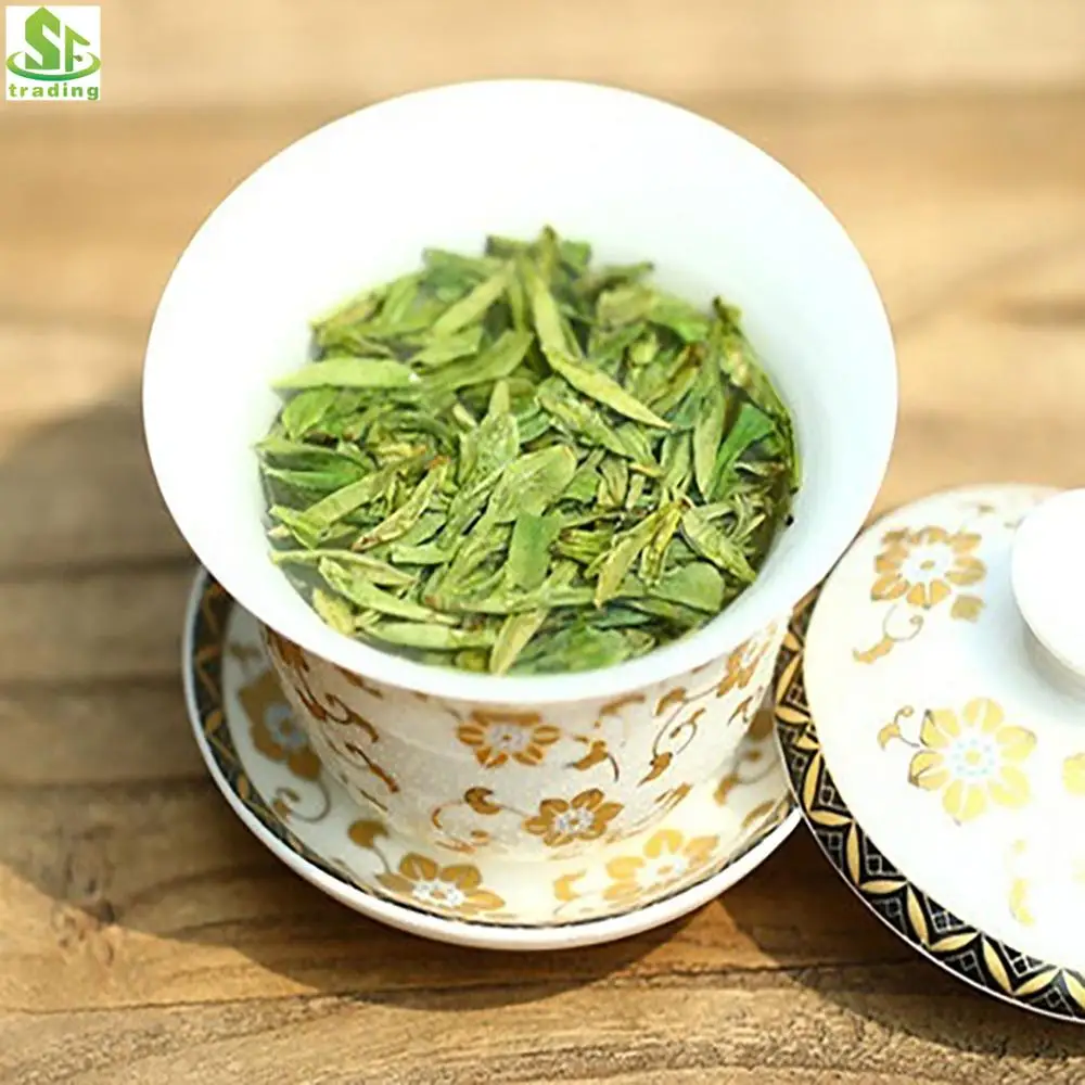 Китайский органический зеленый чай High Mountain Long Jing Longjing