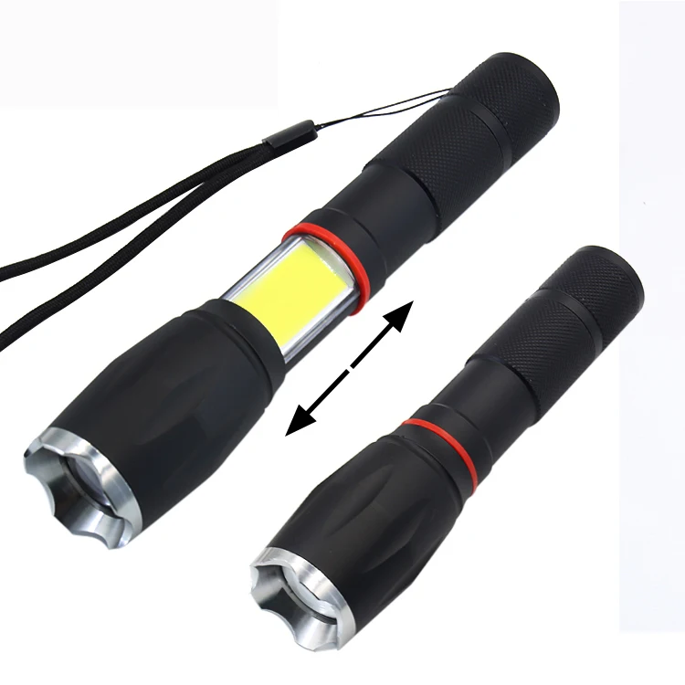 2018 New Model High Power G700 LED Torch Light With COB Light Tactical Flashlight