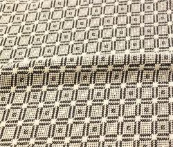 New trend black and white jacquard knitting  women skirt suit fabric for Garment