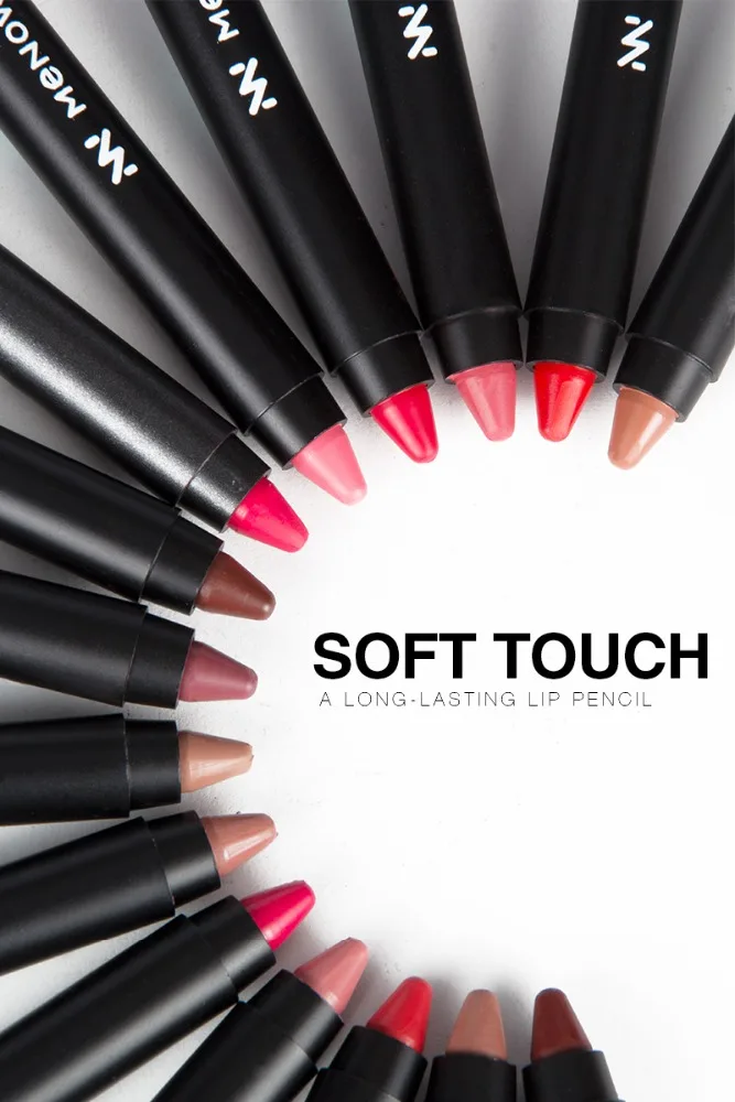 Menow LS02 OEM\\ODM Private Label Makeup Lasting Waterproof Lip Balm Crayon Lipstick Gloss Women Cosmetics Factory Wholesale