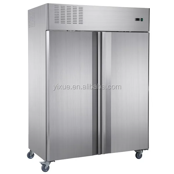Factory price restaurant kitchen stainless steel freezer upright fridge with CE