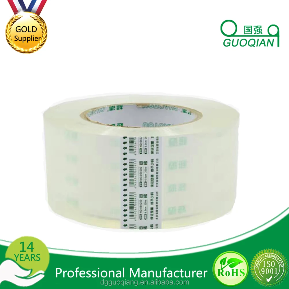 Free Sample Hot Sell Super Clear Bopp Packing Tape For Carton Sealing