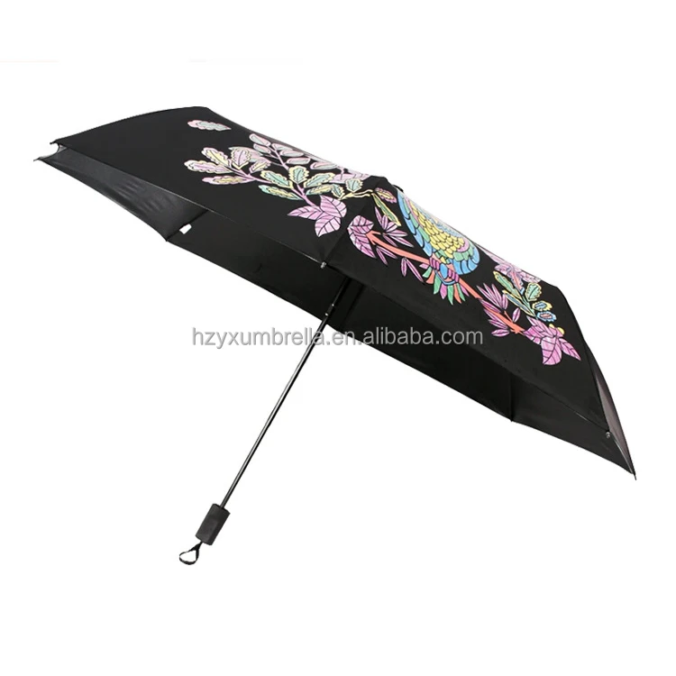 Hot sale folding color changing umbrella magic owl umbrella