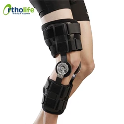 OL-KN091 Universal Fitness Orthopedic ROM Control Adjustable Knee Brace With Hinge