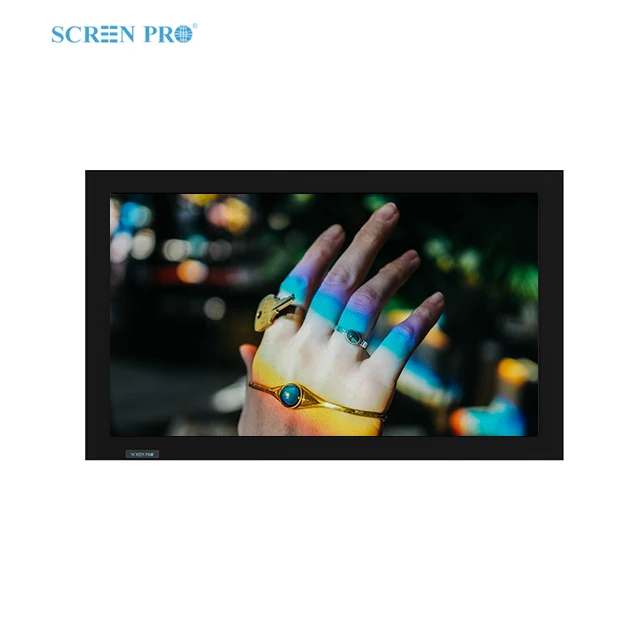 100 дюймовый 8k alr длинный проектор с фиксированной изогнутой рамкой, экран проектора