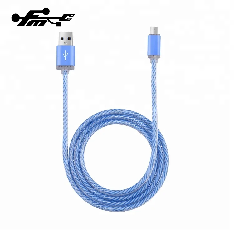 Оптовая продажа светодио дный LED макро usb кабель для передачи данных