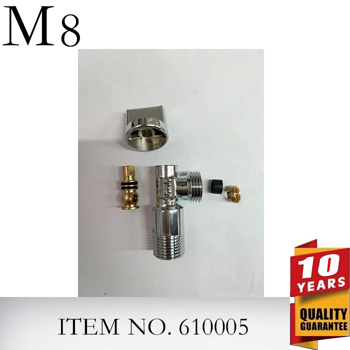 Yuhuan OEM Factory price angle valve 1/2 610005 Brass Angle Valve water toilet angle brass valve on sale