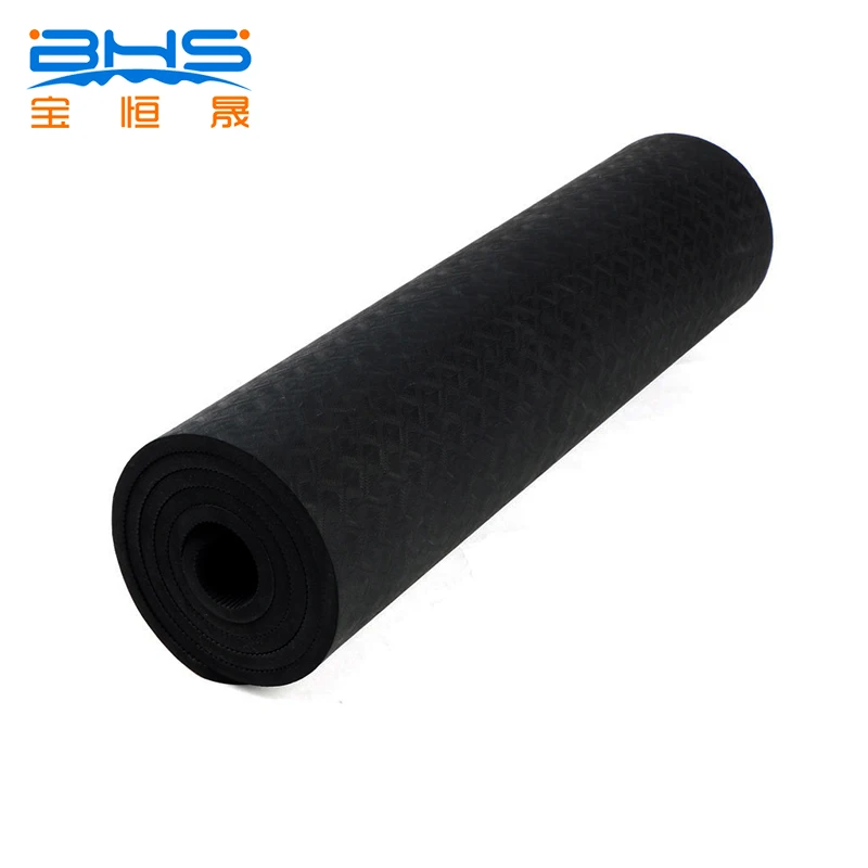 
Perforated anti-slip grommets hanging yoga mat with holes 