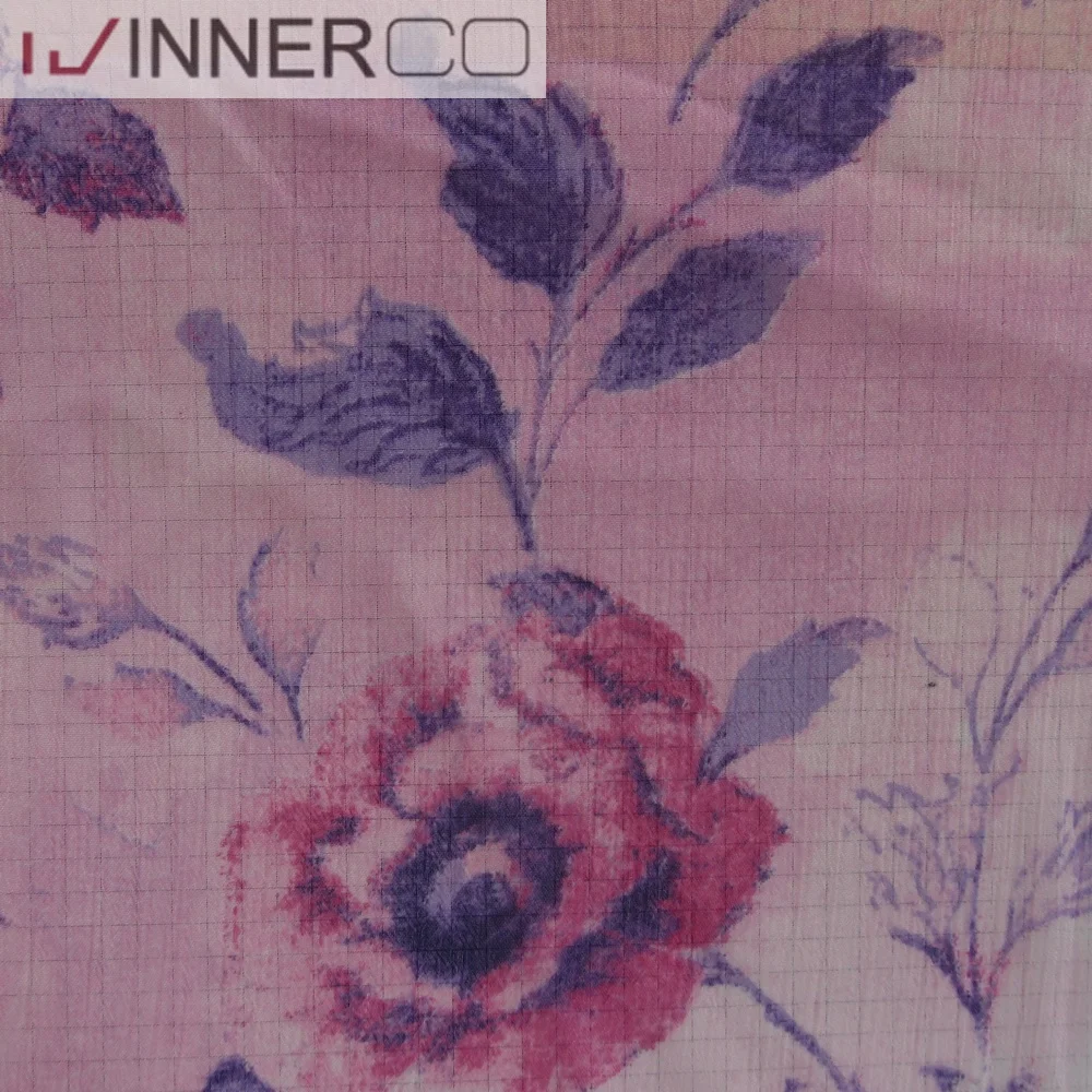 Floral dress crinkle chiffon fabric