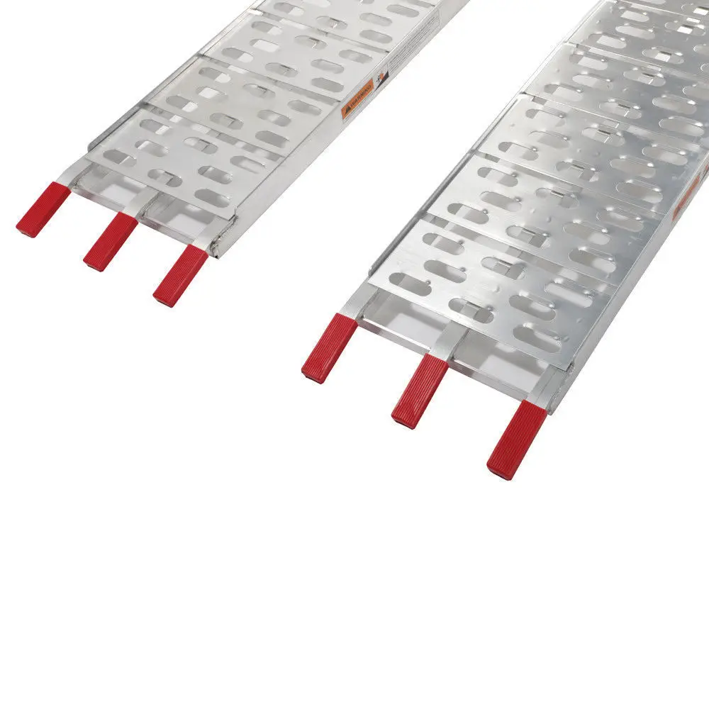 2 шт. 7,5 дюйма пара алюминиевых арочных мотоциклов ATV/UTV грузовиков газонов складные погрузочные пандусы