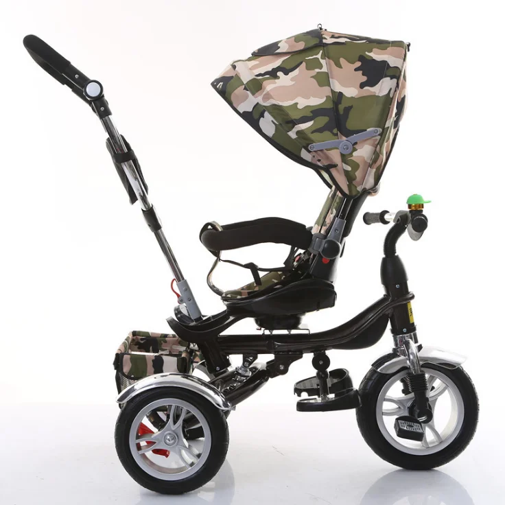 Factory Wholesale 3 wheel bikes for kids 4 in 1 Children Ticycle for 3-6 years