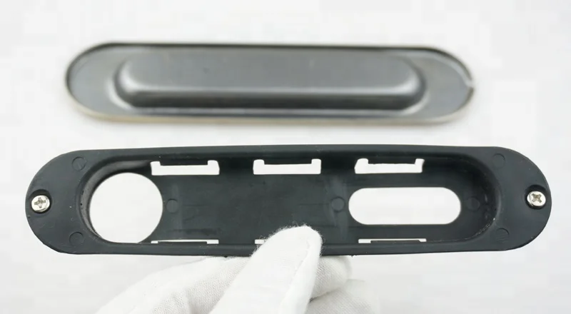 Good quality Sliding Lock-Bathroom hook lock round knob sliding wooden invisible pocket door hook lock for sliding door