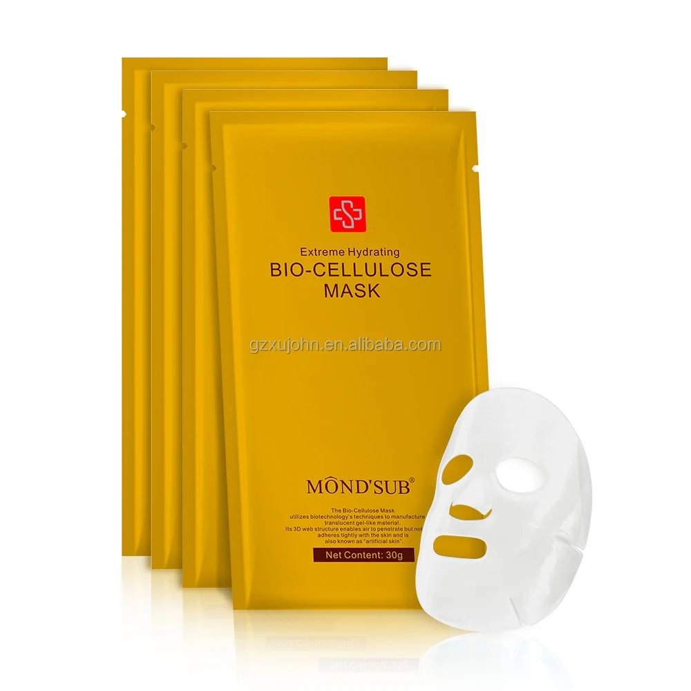 OEM Cosmetics Facial Mask Brands Moisturizing Bio Cellulose Face Masks
