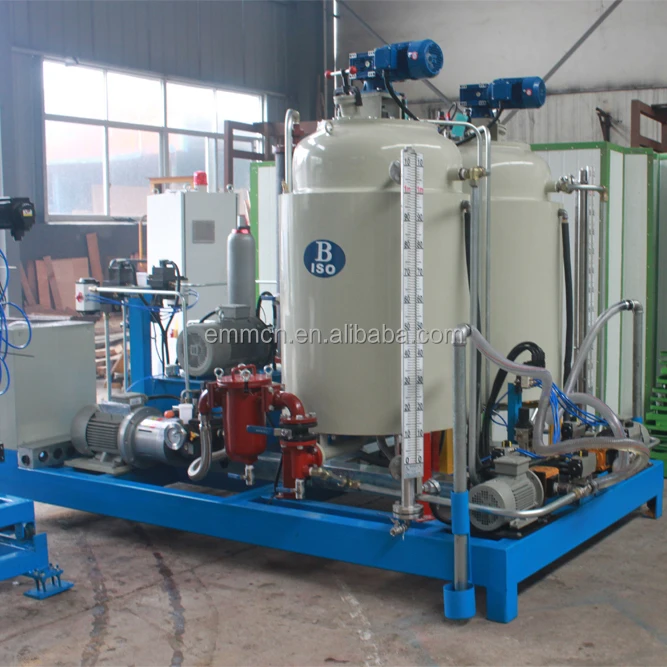 EMM105 Polyurethane foam insulation elastomer casting injection machine